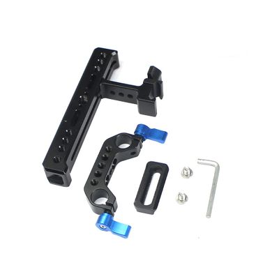 BGNing Stabilizer Side Handle Grip Handlebar Extend NATO Rail Clamp Mic Lights Stand Cold Shoe Mount Compatible with Ronin S SC Gimbal Handgrip (Kit C for cage)