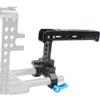 BGNing Stabilizer Side Handle Grip Handlebar Extend NATO Rail Clamp Mic Lights Stand Cold Shoe Mount Compatible with Ronin S SC Gimbal Handgrip (Kit C for cage) view 4