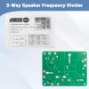 2 Pcs 3-Way HiFi Speaker Frequency Divider, 180W Audio Crossover Filter for Professional or Home Use view 4