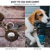 FAOONNMY Genuine Leather Case Compatible with Airtag Keyring, Lightweight Protective Cover with Keychain Hook for Airtag Tracker Holder, Anti-Lost Tracker Finder Case for Keys Bags Luggage Pet Collar view 4