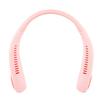CHUNGHOP USB Hanging Neck Fan Portable Rechargable Bladeless Fan with 3 Speeds Strong Wind, 360 Cooling Hand-free Neck Fan for Office Home Travel (Pink) view 2
