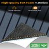 FOCEAN Boat Flooring EVA Foam Boat Decking Faux Teak Marine Flooring Marine Mat Sheet for Motorboat RV Yacht Kayak Surfboard, 94.5''x 15.7'', Dark Grey with Black Lines view 2