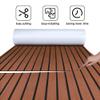 FOCEAN Boat Flooring EVA Foam Boat Decking Faux Teak Marine Flooring Marine Mat Sheet for Motorboat RV Yacht Kayak Surfboard, 94.5''x 35.4'', Dark Brown with Black Lines view 2