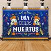 DORCEV 10x8ft Day of The Dead Themed Photography Backdrop Fiesta Decoration Mexican Fiesta Dia De Los Muertos Photography Background Skull Dress-Up Floral Vinyl Photo Booth Studio Props Supplies view 4