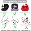 16pcs Navy Ear Tips Ear Buds Ear Gels Replacement for Beat s by dr dre Powerbeats Pro, JNSA Eartips Earbuds Eargels Compatible with Powerbeats Pro/Beat s X, SML and Double Flange, Navy view 4
