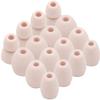 16pcs Ivory Ear Tips Ear Buds Ear Gels Replacement for Beat s by dr dre Powerbeats Pro, JNSA Eartips Earbuds Eargels Compatible with Powerbeats Pro/Beat s X, SML and Double Flange, Ivory view 1