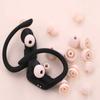 16pcs Ivory Ear Tips Ear Buds Ear Gels Replacement for Beat s by dr dre Powerbeats Pro, JNSA Eartips Earbuds Eargels Compatible with Powerbeats Pro/Beat s X, SML and Double Flange, Ivory view 3