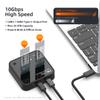 MAIWO NVMe Cloner M.2 Duplicator for PCIe NVMe M Key SSD, USB C to SSD Adapter, Dual Bay Hard Drive Docking Station Reader with UASP, 10Gbps USB C&A Cables, 5V 3A Power view 3