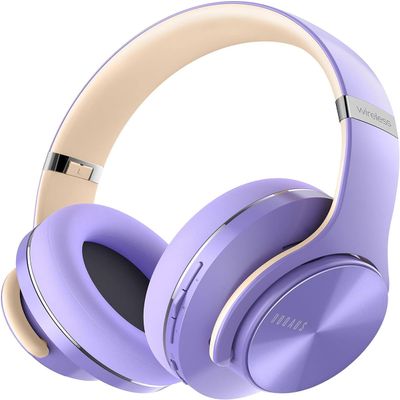 DOQAUS Bluetooth Headphones Over Ear, 90H Playtime, 3 EQ Modes, HiFi Audio, ENC Mic, Reinforced Durable Frame & Soft Earpads for Extended Wear, Phone, PC, Travel