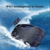 Houl Zallee IPX7 Waterproof Bluetooth Speaker, 40W Portable Wireless Speakers, 32H Playtime, Stereo Loud Sound, Deep Bass, Bluetooth 5.0, Built-in Mic, for Party/Camping/Pool/Gifts, Beach-Navy Blue view 3