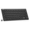 Arteck 2.4G Wireless Keyboard Ultra Slim and Compact Keyboard with Media Hotkeys for Computer Desktop PC Laptop Surface Smart TV and Windows 11/10/8/7, Black view 1