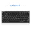 Arteck 2.4G Wireless Keyboard Ultra Slim and Compact Keyboard with Media Hotkeys for Computer Desktop PC Laptop Surface Smart TV and Windows 11/10/8/7, Black view 4