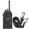 Nylon Walkie Talkie Pouch Bag Strap Holder for Two Way Radio CP110 CP185 CP200 CP200D HT1250 HT1000 HT750 XPR3300 XPR3500 XPR6350 XPR6550 XPR7550 XTS1500 XTS2500 XTS3500, Black view 4