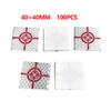 100pcs 40X40MM Reflector Sheet Red Circle Reflective Tape Target Compatible with Trimble South Surveying Total Station view 2
