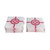 100pcs 40X40MM Reflector Sheet Red Circle Reflective Tape Target Compatible with Trimble South Surveying Total Station view 3