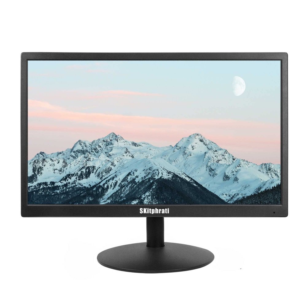 SKitphrati 20" PC Monitor 1600x900 75Hz 5MS HDMI Monitor LED Viewing Angle 95 (Horizontal) with HDMI VGA Input, 76% sRGB, VESA Wall Mount, TN Panel, Black