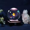 3d Solar System Model Crystal Ball 80mm 3.15inch - Outer Space Astronomy Gifts Room Decor Crystal Sphere Unique Gifts For Men Him Best Birthday Dad Physics Science Teacher Night Light Planet Lamp view 3