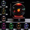 3d Solar System Model Crystal Ball 80mm 3.15inch - Outer Space Astronomy Gifts Room Decor Crystal Sphere Unique Gifts For Men Him Best Birthday Dad Physics Science Teacher Night Light Planet Lamp view 4