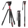 Avella A154P Video Tripod, Video Camera Tripod Monopod Aluminium Alloy 78.3 inch for Canon Nikon Sony Olympus Panasonic DSLR Camera view 1