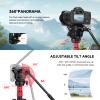 Avella A154P Video Tripod, Video Camera Tripod Monopod Aluminium Alloy 78.3 inch for Canon Nikon Sony Olympus Panasonic DSLR Camera view 4