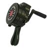 Aluminum Hand-Crank Operated Emergency Alarm, Siren Manual Outdoor Alarm Loud 110db (Green) view 1