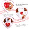 Civaner 2 Pack Voice Recorder for Stuffed Animal 20 Second Red Heart Voice Recorder Valentines Day Sound Recording Device Recordable for Plush Bears Toy view 4