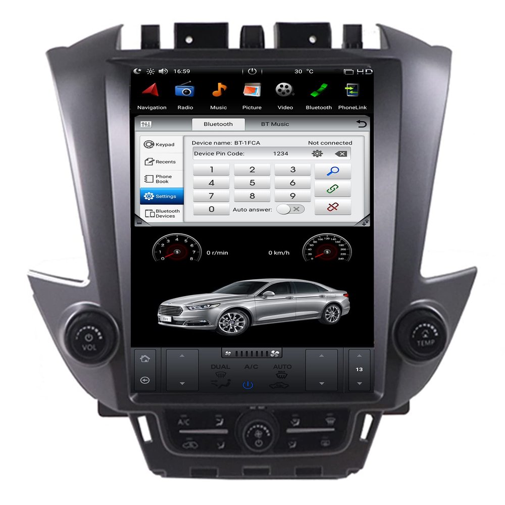 ASVEGEN 12.1 Inch Touch Screen Android 9.0 Car Stereo GPS Navigation for GMC Yukon Chevrolet Tahoe Suburban High Version 2014, 4+64G