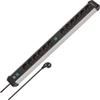 Brennenstuhl Premium-Alu-Line Power Strip 12-Way/Plug Strip Made Aluminium (Multiple Socket with 2 Switches and 3 m Cable, Made in Germany) view 1