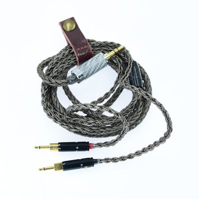 Arklove 3.5mm Headphone Cable Compatible for Sennheiser HD700 HD 700 Headphones 16 Core Silver Plated Replacement Audio Upgrade Cable (8ft, Black)