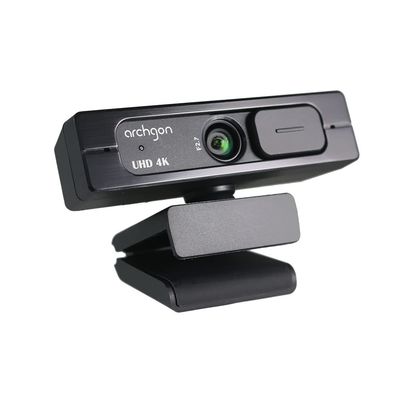 archgon 4K Webcam C6403 Ultra HD 4K Streaming Low-Light Correction with Dual Omni-Directional Microphone, Privacy Cover and Tripod Compatible with Teams and Zoom