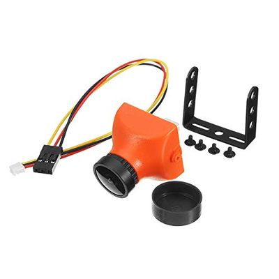 Replacement Part For CMOS 1200TVL 2.5mm/2.8mm 130/120 Degree Mini 5.8G FPV Camera PAL 5V To 12V For FPV Racer Drone Quadcopter - (Color: Orange 2.8mm)