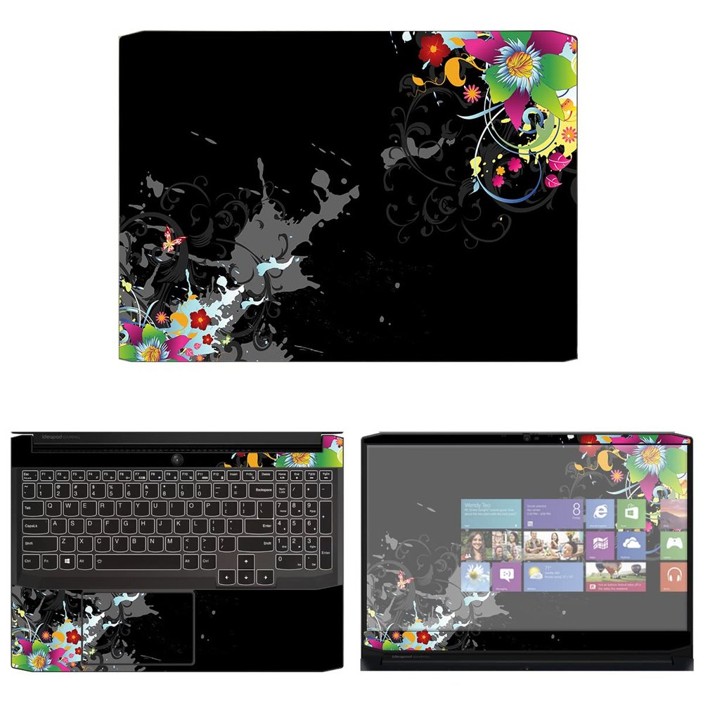 Decalrus - Protective Decal Sticker for The Lenovo IdeaPad Gaming 3 15 82K200USUS (15.6" Screen) case Cover wrap LEideapad15_gaming3-106
