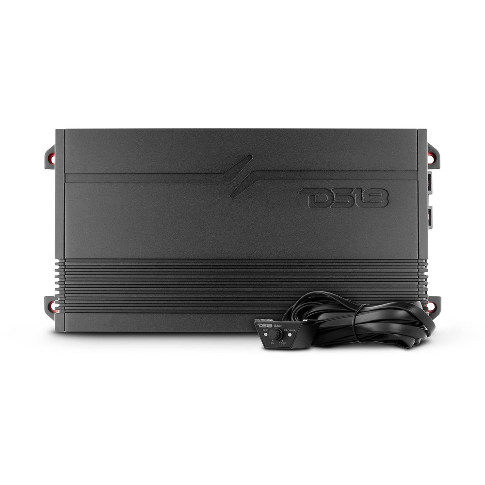 DS18 G1800.1D Car Audio Amplifier 1-Channel Class D Monoblock 1800 Watts - Remote BASS Knob Included - Easy Installation - Compact and Powerful Design