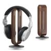 Headphone Stand for Desk,Bright Stone Wood Headset Holder Bamboo & Aluminum Earphone Stand for All Headphones (Grey) view 1