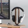 Headphone Stand for Desk,Bright Stone Wood Headset Holder Bamboo & Aluminum Earphone Stand for All Headphones (Grey) view 2