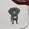 Black Labrador Retriever Lab Dog Cute Big Head Vinyl Decal Sticker for Car Boat Laptop Reflective Glossy Choose Size (24'' x 17.1" (61cm x 43.5cm), Reflective) view 1