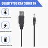 CJP-Geek USB DC Charging Charger Cable Cord Replacement for HKC P774A BK P774A-BBL P774-APK Tablet PC view 3