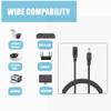 CJP-Geek 5.5mm x 2.1mm DC Power Jack Male to Female Extension Cable Cord Lead Replacement for D2W8 view 4