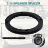 2 Pcs 5-inch Universal Fit ABS Car Stereo Speaker Spacers, 0.5" Depth view 2