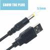 CJP-Geek USB Power Cord Cable Replacement for Laptop Notebook Fan Cooler Cooling Pad 5.5mm, 3.5mm Tip view 4
