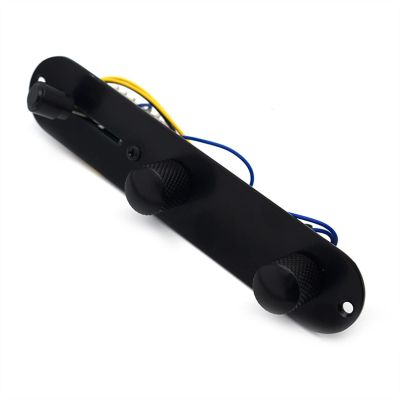 Prewired Wiring Harness Kit Chrome/Gold/Black 3 Way Wired Loaded Prewired Control Plate Harness Converter Knobs for TL (Color : Black)