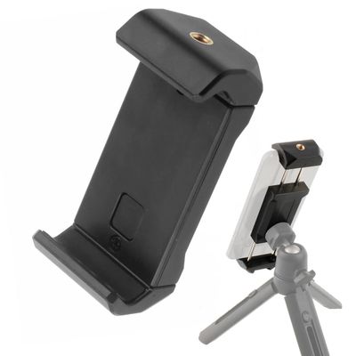 BGNing Adjustable Phone Bracket Tablet Stand Support Holder Plastic Clamp Smartphone Clip 1/4 Tripod Cold Shoe Mount Adapter ?78~185mm?