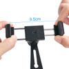 BGNing Mobile Phone Clip Desk Tripod 360 Rotate Knob Lock Clamp Vertical Bracket for Phone Tripod Holder Shock Mount (Red) view 4