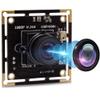 IFWATER 1080P USB Camera Module with 100 Degree No Distortion Lens,2MP Tiny USB Camera with IMX323 Sensor Mini UVC Video Webcam with Microphone,Compatible with Windows,Linux Mac OS and Raspberry Pi view 1