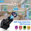 IFWATER USB Camera 2MP Webcam 2.8-12mm Varifocal Lens 1080P USB Camera with H.264 Format Low Light Correction Webcam Zoom in and Out Close up Camera Plug and Play for Linux Windows Raspberry Pi view 2