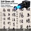 IFWATER USB Camera 2MP Webcam 2.8-12mm Varifocal Lens 1080P USB Camera with H.264 Format Low Light Correction Webcam Zoom in and Out Close up Camera Plug and Play for Linux Windows Raspberry Pi view 3