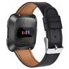 BOTNUW Leather Bands Compatible with Fitbit Versa 2 Bands & Versa Bands & Versa Lite Wristbands, Classic Fitbit Versa SE Replacement Leather Strap for Women Men view 3