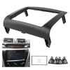 Double DIN Installation Dash Kit, Black ABS 2 Din Stereo audio Fascia Panel Navigation Fascia Car Stereo Frame for 3/for Axela 20042009 view 3