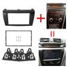 Double DIN Installation Dash Kit, Black ABS 2 Din Stereo audio Fascia Panel Navigation Fascia Car Stereo Frame for 3/for Axela 20042009 view 4