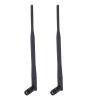 EVTSCAN 2Pcs Antenna Foldable 4G 12dbi High Gain SMA Male Head Omnidirectional for Router view 1